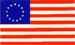 <b>The First Stars and Stripes</b><br/>
The Betsy Ross flag was the first official U.S. flag recognized internationally. It was approved by congressional action June 14, 1777.