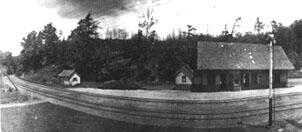 Railroad Station at the Notch about 1900