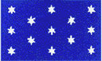 <b>Washington's Flag 1775</b><br/>
This was the personal flag of the Commander-in-Chief during the Revolutionary War.<br/><br/><br/><br/><br/><br/><br/>